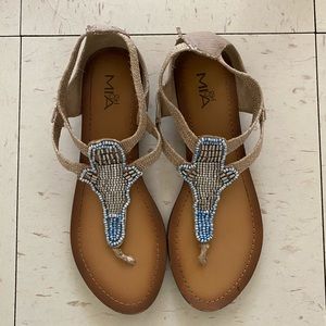 Beaded sandals